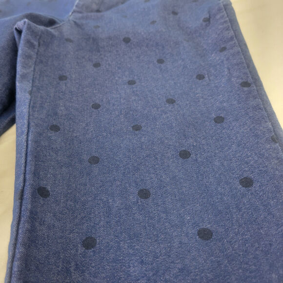 Old Navy Womens Jeans 2 Blue Low Rise Pixie Ankle Polka Dot Denim W28 x L25 - Picture 13 of 15